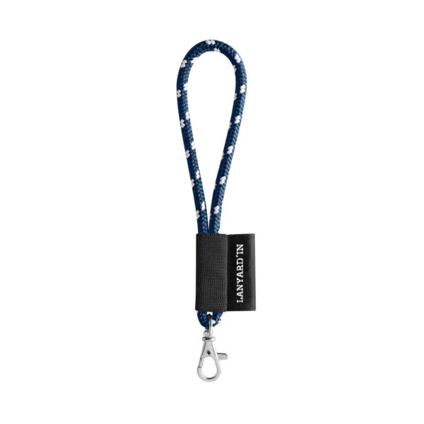 14001_389 SET Lanyard NAUTIC Short (Ø 5 mm) with Hook Trigger Snap 9 mm