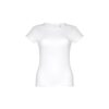 30105_106-a THC SOFIA WH. Women's fitted short sleeve cotton T-shirt. White