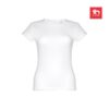 30105_set THC SOFIA WH. Women's fitted short sleeve cotton T-shirt. White