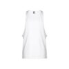 30121_106 THC IBIZA WH. Men's split-sleeve cotton T-shirt with dropped armholes