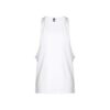 30121_106-a THC IBIZA WH. Men's split-sleeve cotton T-shirt with dropped armholes
