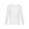 30123_106 THC BUCHAREST WH. Men's long-sleeved tubular cotton T-shirt