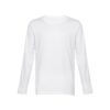 30123_106-a THC BUCHAREST WH. Men's long-sleeved tubular cotton T-shirt