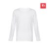30123_a THC BUCHAREST WH. Men's long-sleeved tubular cotton T-shirt
