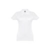 30134_106-a THC EVE WH. Short-sleeved fitted polo for women in 100% cotton
