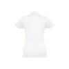 30134_106-b THC EVE WH. Short-sleeved fitted polo for women in 100% cotton