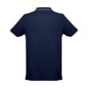 30137_104-b THC ROME. Men's Polo Shirt with contrast colour trim and buttons