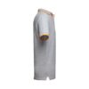 30137_183-c THC ROME. Men's Polo Shirt with contrast colour trim and buttons