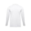 THC BERN WH. Men's long-sleeved 100% cotton piqué polo shirt with removable label