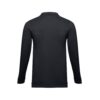 THC BERN. Men's long-sleeved 100% cotton piqué polo shirt with removable label