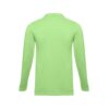 THC BERN. Men's long-sleeved 100% cotton piqué polo shirt with removable label