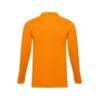 THC BERN. Men's long-sleeved 100% cotton piqué polo shirt with removable label
