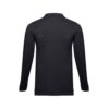 THC BERN. Men's long-sleeved 100% cotton piqué polo shirt with removable label