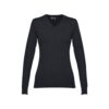 30150_103 THC MILAN WOMEN. V-neck pullover for women in cotton and polyamide