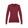 30150_115-a THC MILAN WOMEN. V-neck pullover for women in cotton and polyamide
