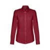 30154_115 THC TOKYO WOMEN. Women's long-sleeved oxford shirt with pearl coloured buttons