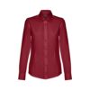 30154_115-a THC TOKYO WOMEN. Women's long-sleeved oxford shirt with pearl coloured buttons