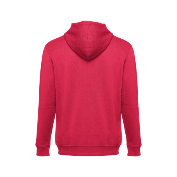 THC AMSTERDAM. Men's hoodie in cotton and polyester with full zip