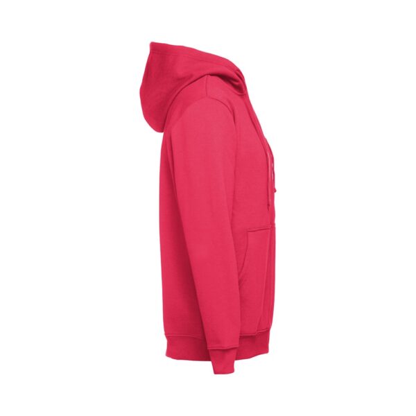 THC AMSTERDAM. Men's hoodie in cotton and polyester with full zip