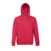 30161_105-d THC AMSTERDAM. Men's hoodie in cotton and polyester with full zip
