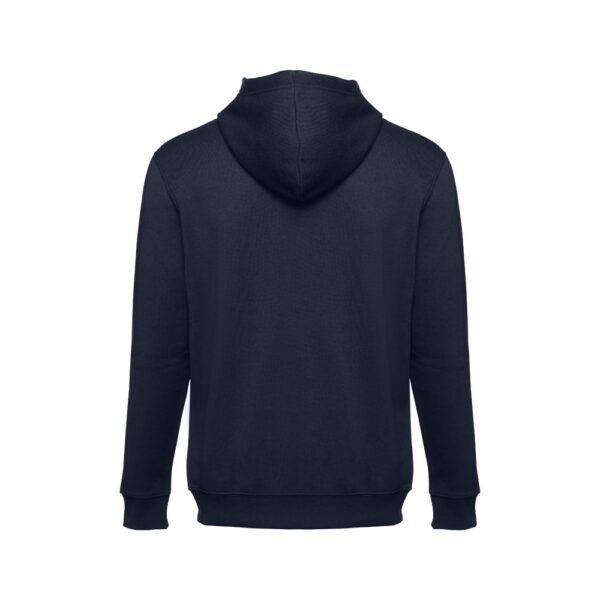 THC AMSTERDAM. Men's hoodie in cotton and polyester with full zip