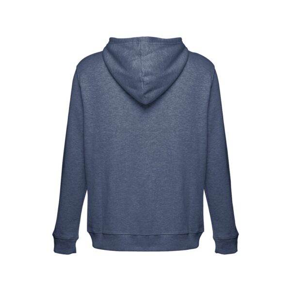 THC AMSTERDAM. Men's hoodie in cotton and polyester with full zip