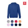 30161_a THC AMSTERDAM. Men's hoodie in cotton and polyester with full zip