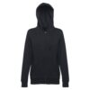 30162_103-d THC AMSTERDAM WOMEN. Women's hoodie in cotton and polyester with full zip
