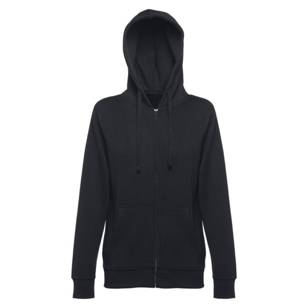THC AMSTERDAM WOMEN. Women's hoodie in cotton and polyester with full zip