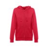 30162_105 THC AMSTERDAM WOMEN. Women's hoodie in cotton and polyester with full zip