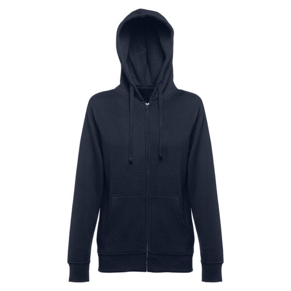 THC AMSTERDAM WOMEN. Women's hoodie in cotton and polyester with full zip