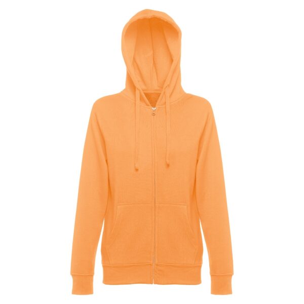 THC AMSTERDAM WOMEN. Women's hoodie in cotton and polyester with full zip