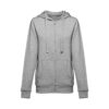 30162_183 THC AMSTERDAM WOMEN. Women's hoodie in cotton and polyester with full zip