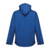 THC ZAGREB. Men's softshell jacket with detachable hood and rounded back hem