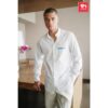30194_set THC PARIS WH. Men's long-sleeved shirt. White