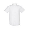 30200_106-a THC LONDON WH. Men's short-sleeved oxford shirt. White