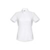 30201_106-a THC LONDON WOMEN WH. Women's short-sleeved oxford shirt. White