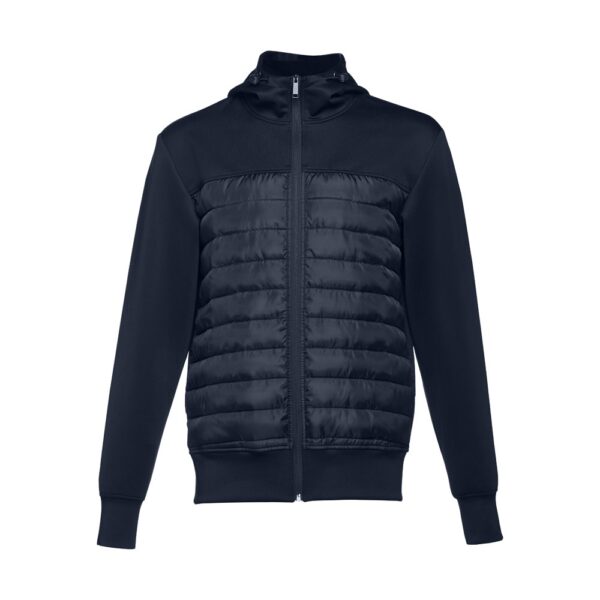 THC SKOPJE. Men's hooded jacket in 300T taffeta