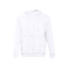 30256_106-a THC AMSTERDAM WH. Men's hooded full zipped sweatshirt