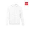 30256_set THC AMSTERDAM WH. Men's hooded full zipped sweatshirt