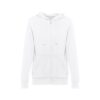 30257_106 THC AMSTERDAM WOMEN WH. Women's hooded full zipped sweatshirt
