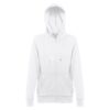 30257_106-d THC AMSTERDAM WOMEN WH. Women's hooded full zipped sweatshirt
