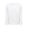 30265_106 THC COLOMBO WH. Unisex sweatshirt in Italian with ribbed collar, cuffs and waistband. White