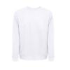 30265_106-a THC COLOMBO WH. Unisex sweatshirt in Italian with ribbed collar, cuffs and waistband. White
