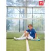 30306_amb THC RUN KIDS WH. Mid-calf sports sock for children