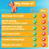 Modeling Dough Factory Kit I. Educational game for children