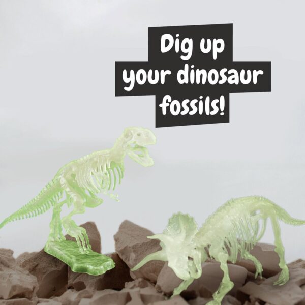 35823_100-c 2 in 1 Fossil Excavation Kit I. Educational game for children