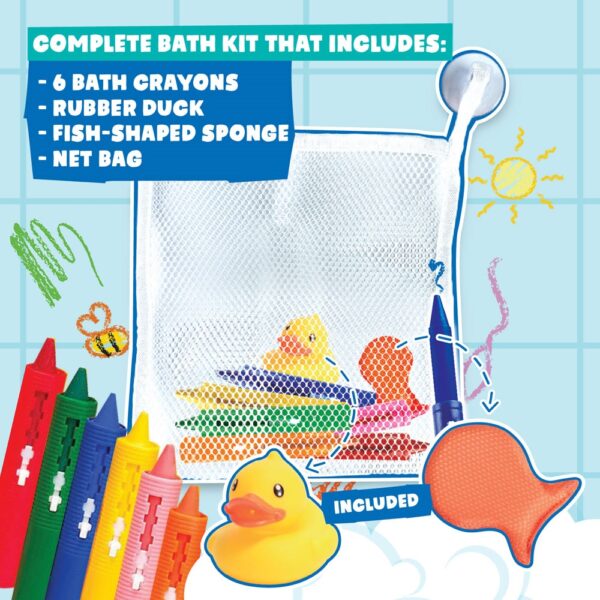 BATH CRAYONS. Educational toys for children