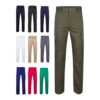 36003_set VL LUGH. Multi-pocket stretch trousers (240g/m²) in cotton (46%), EME (38%) and polyester (16%)
