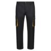36004_203 VL HYPNOS. Two-tone multi-pocket twill trousers (200g/m²), in cotton (35%) and polyester (65%)